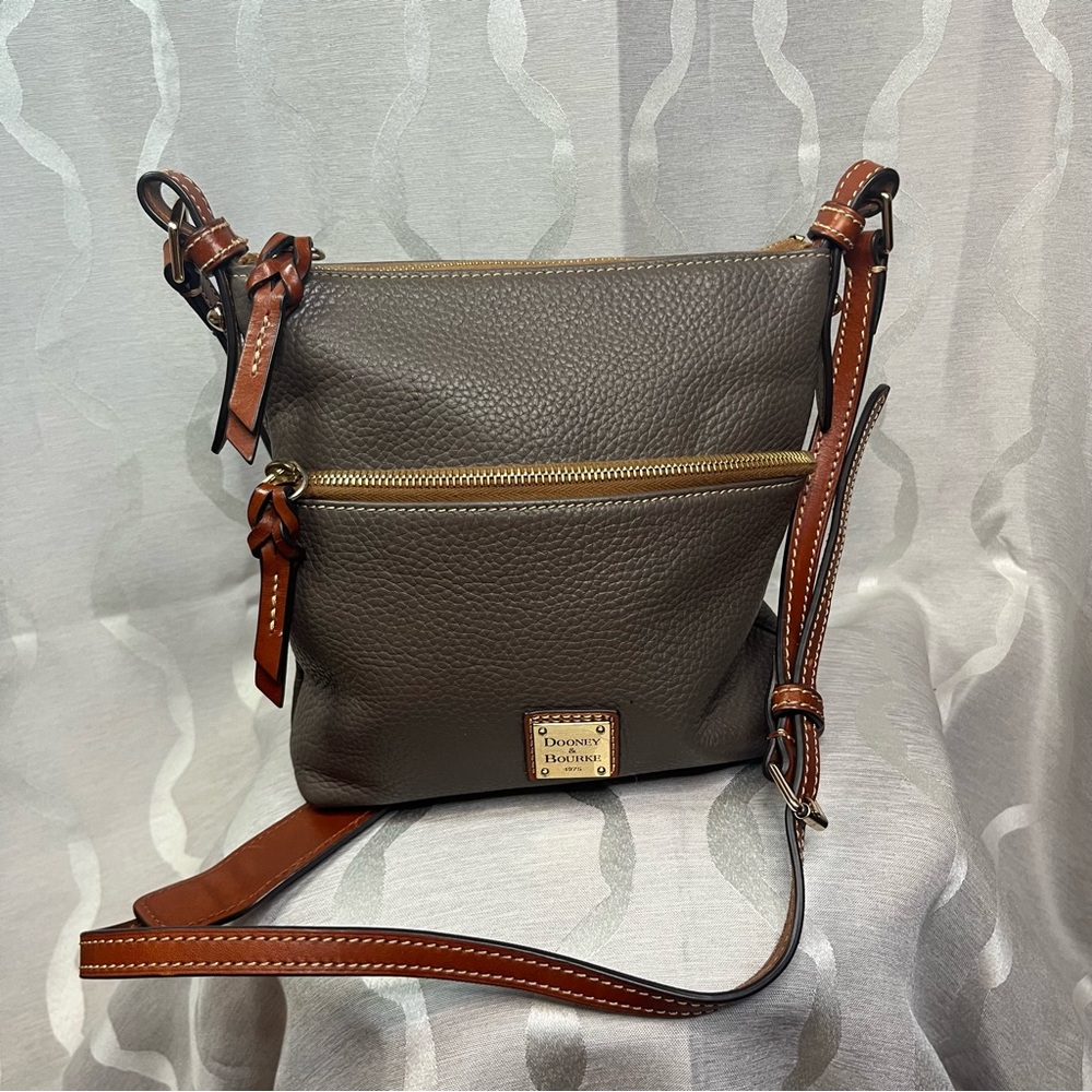 Dooney & Bourke Taupe Crossbody Bag